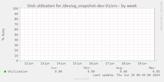Disk utilization for /dev/vg_snapshot-dev-01/srv